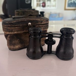 1920s Colmont Fab Paris French Opera Glasses / Binoculars and Case 💙💙